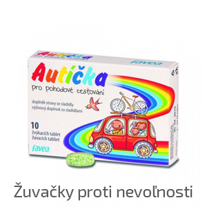 Žuvačky proti nevolnosti